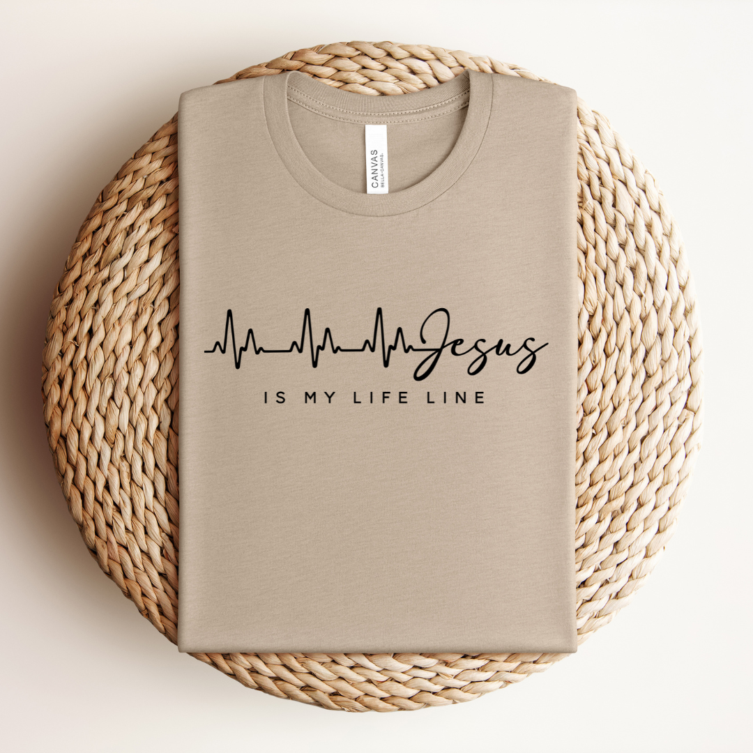 Jesus Is My Life Line Tee