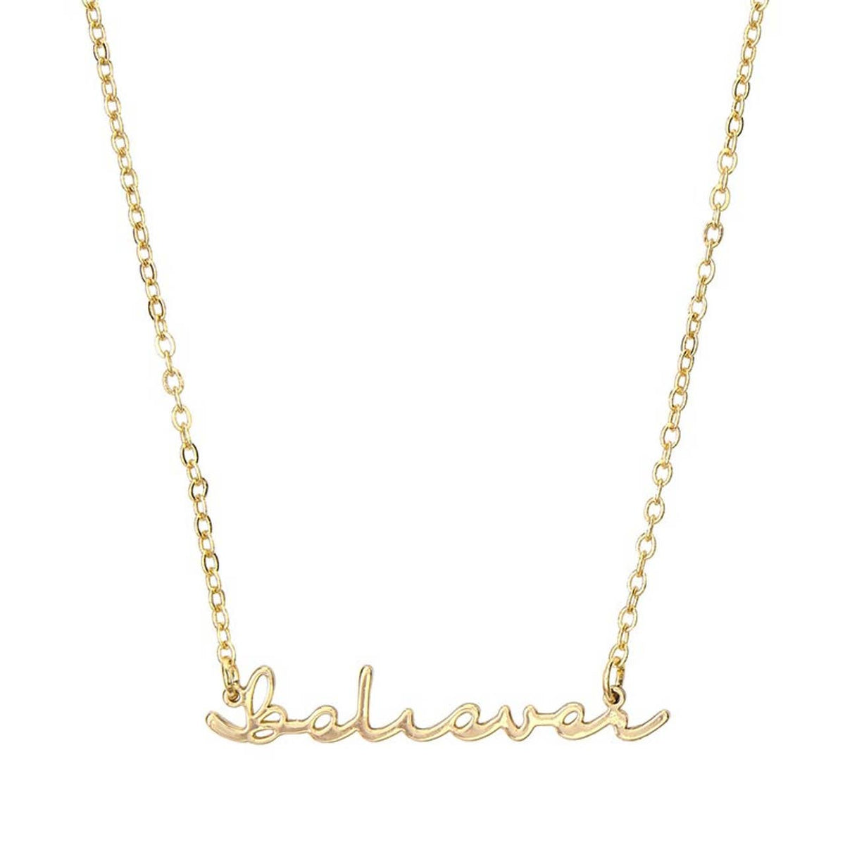 Script Declaration Necklaces