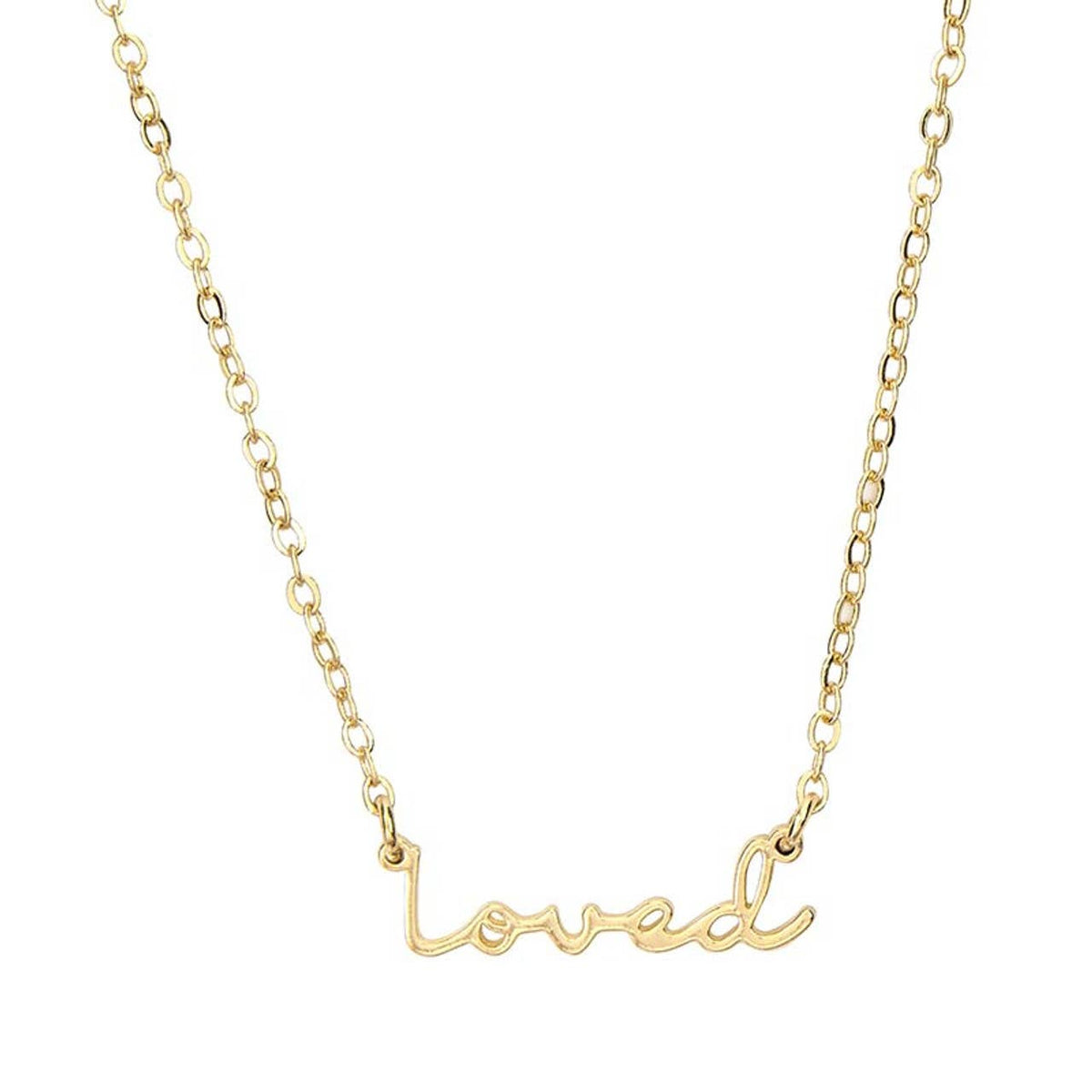 Script Declaration Necklaces