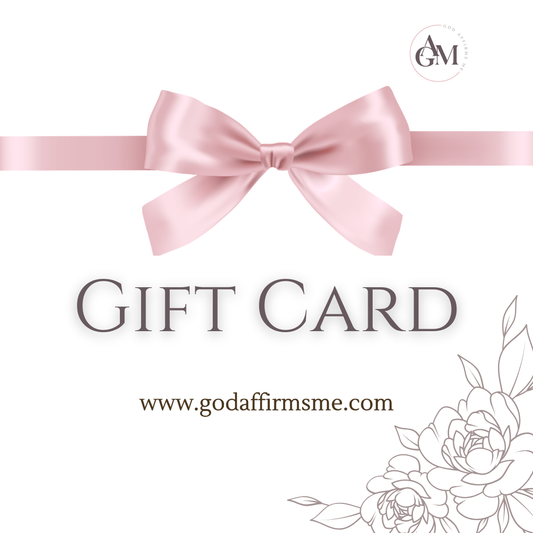 God Affirms Me Gift Card