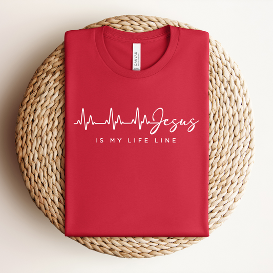 Jesus Is My Life Line Tee